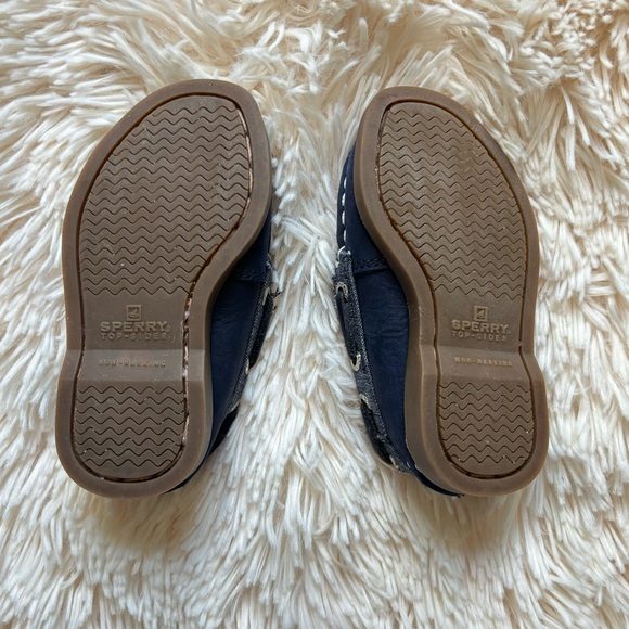 Sperry x Vineyard Vines Infant Navy Blue Slip-On Boat Shoes size 5M - Picture 6 of 7